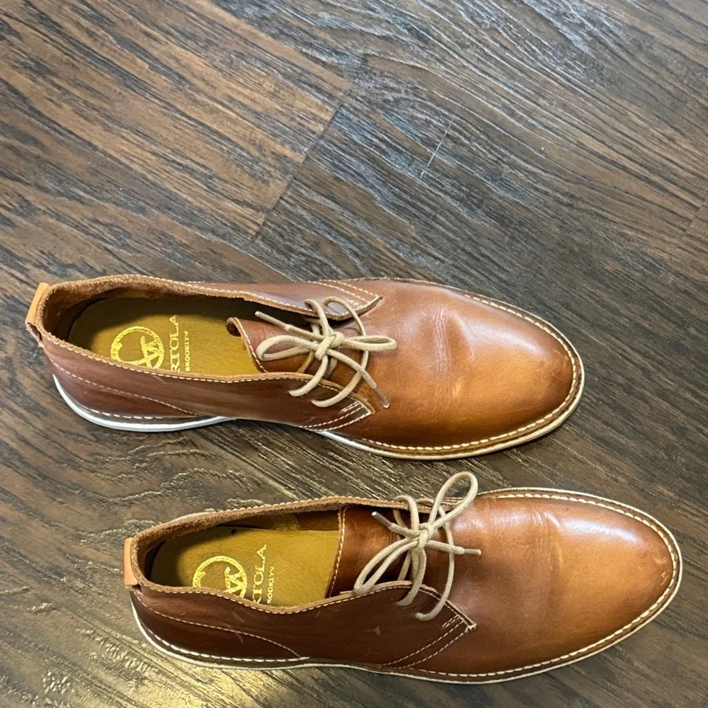 Artola Men's Brown Leather Chukka Boots, Sz 11.5, Like New